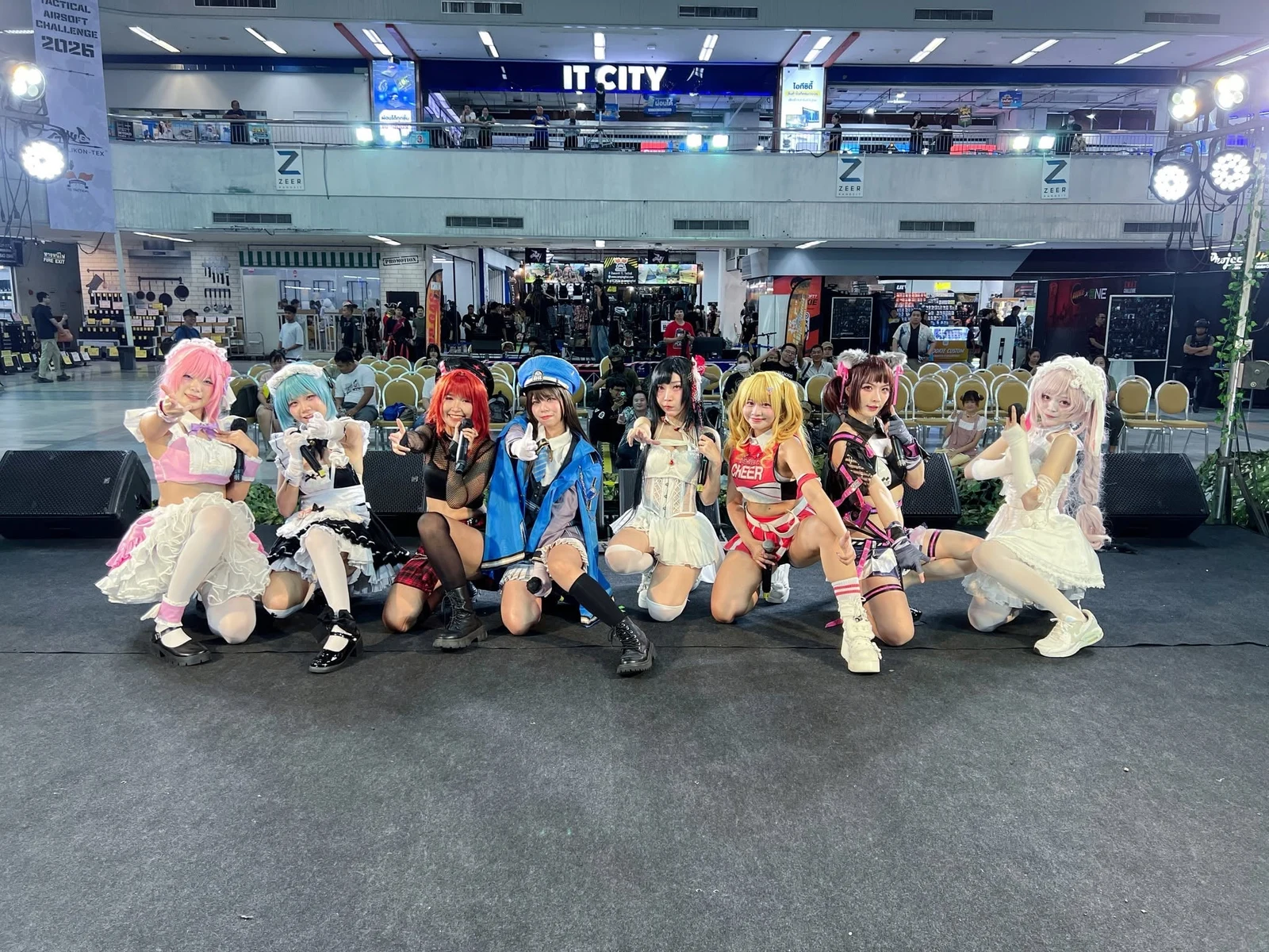 Myujikku Majo กับผู้ชมในงาน Game guns IDOL festival · 12 กรกฎาคม 2026